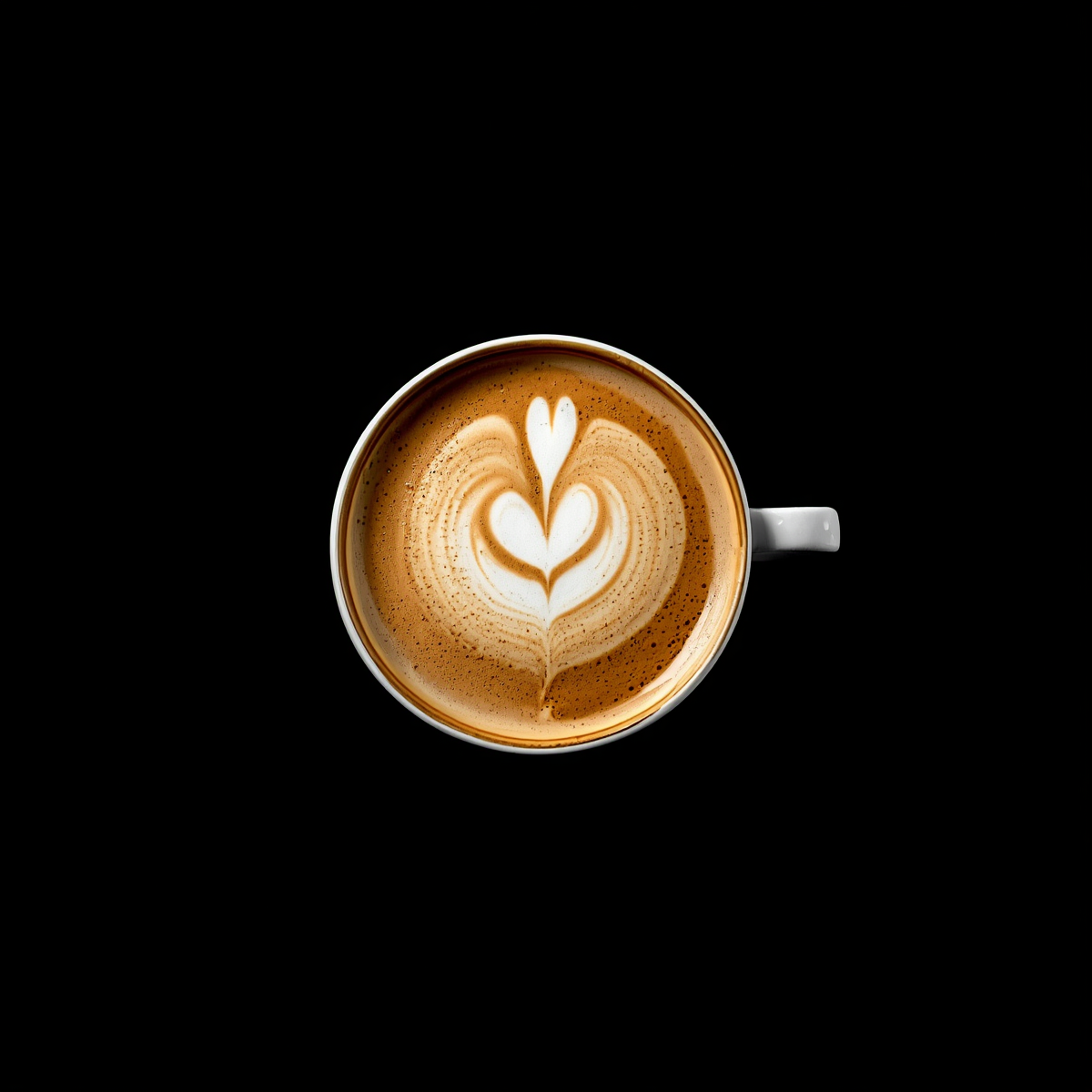 a cup of cappuccino